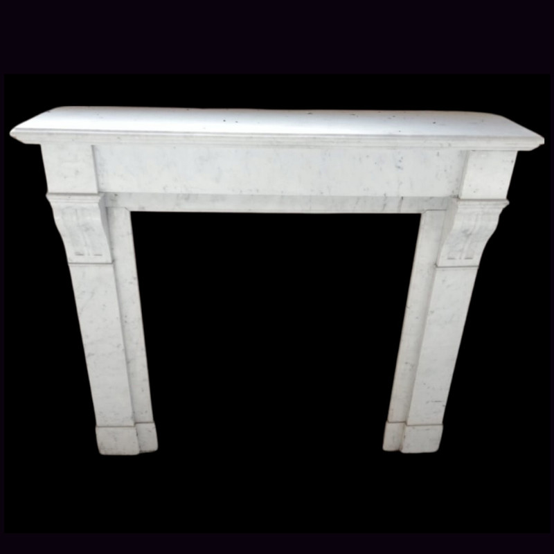 CORNICE DI CAMINO D'EPOCA IN MARMO mod. LF_7